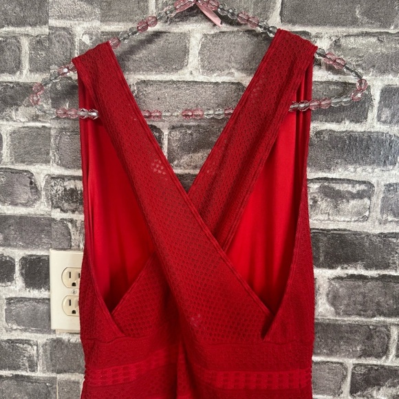 Missoni plunge neckline mini dress red - Picture 9 of 12